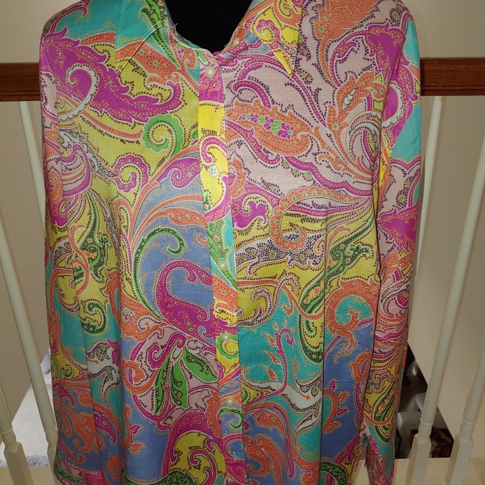 Lauren Ralph Lauren Blouse Button Down